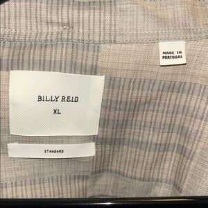 Billy Reid Men's Gray Shirt